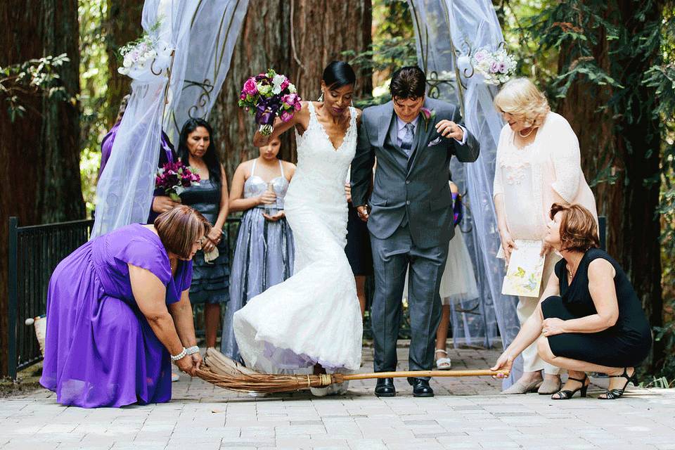 Jumping the broom