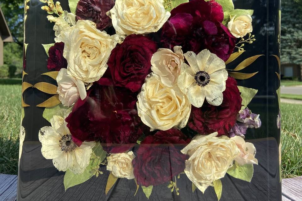 preserved bouquet flowers