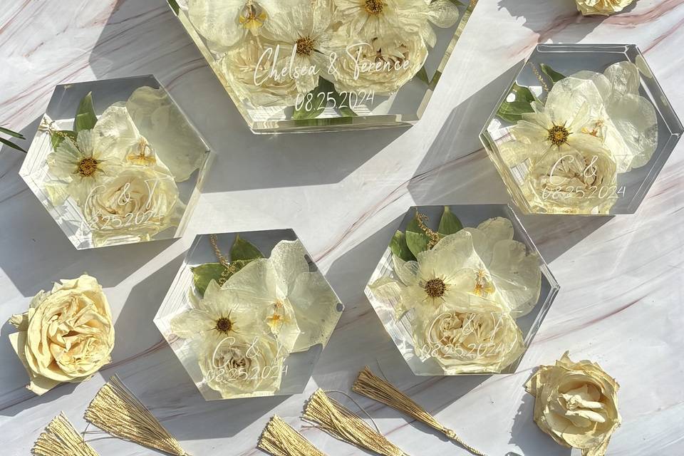 preserved bouquet flowers