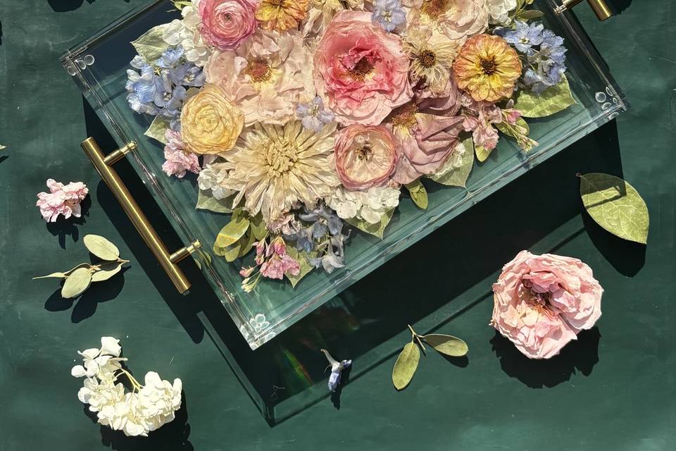 preserved bouquet flowers
