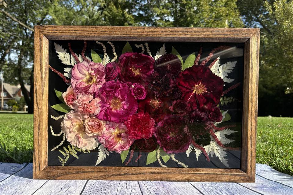 preserved bouquet flowers