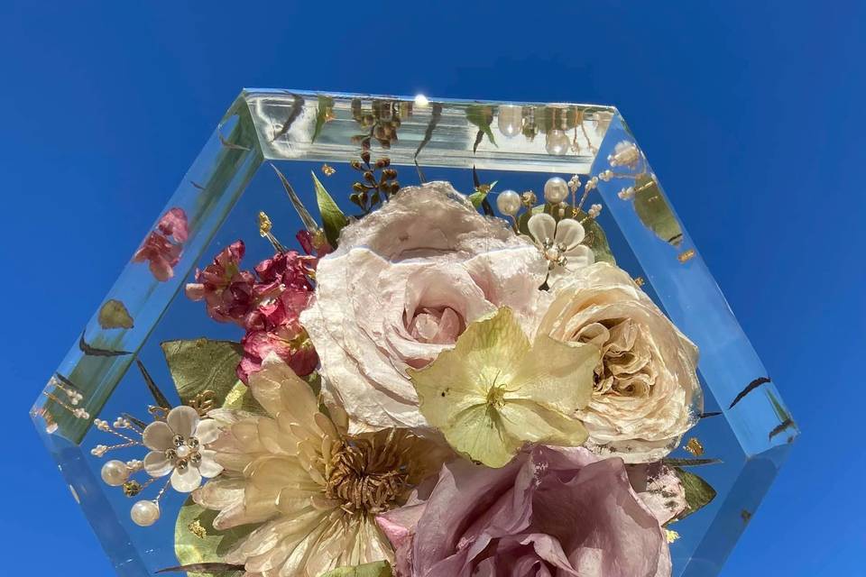 preserved bouquet flowers