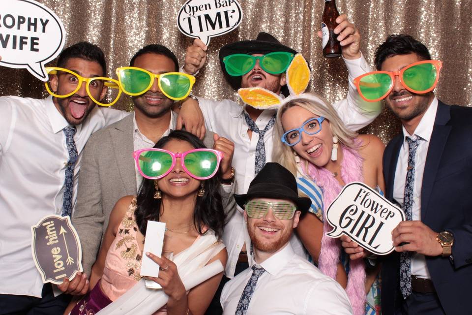 Funny photo booth props