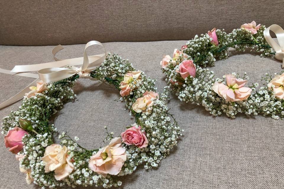 Flower girl crowns