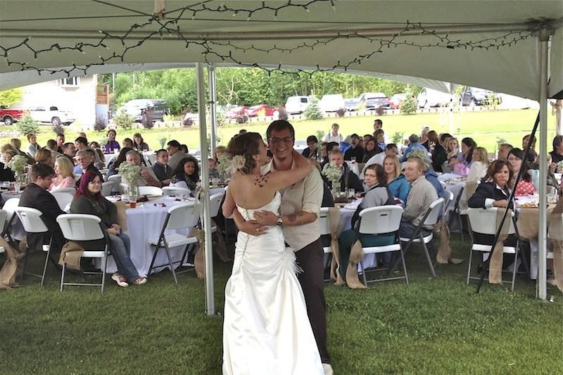 The huling's first dance - sunset view resort - big lake