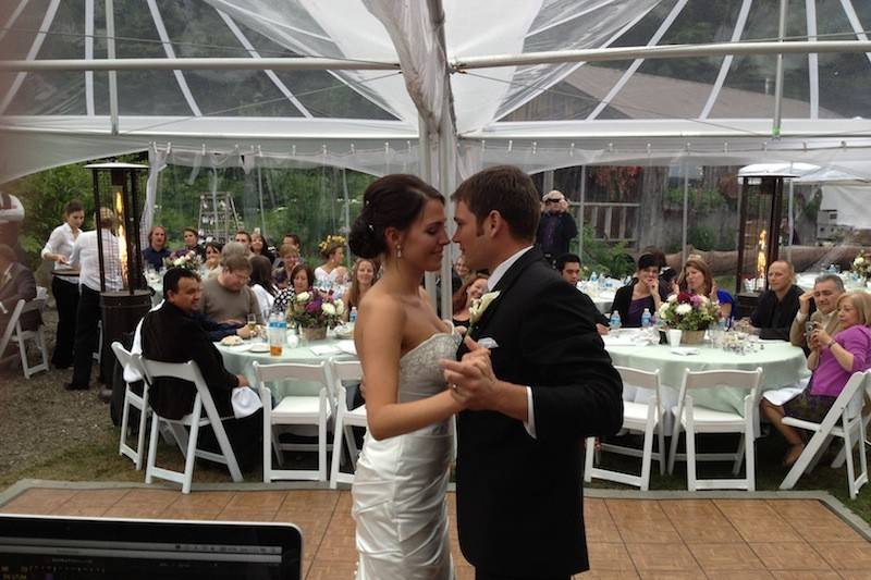 Open dance floor - settler's bay golf course at the albatross