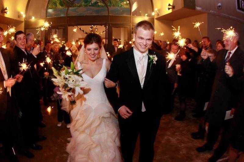 The walker wedding at the top of the world, hilton anchorage on new year's eve