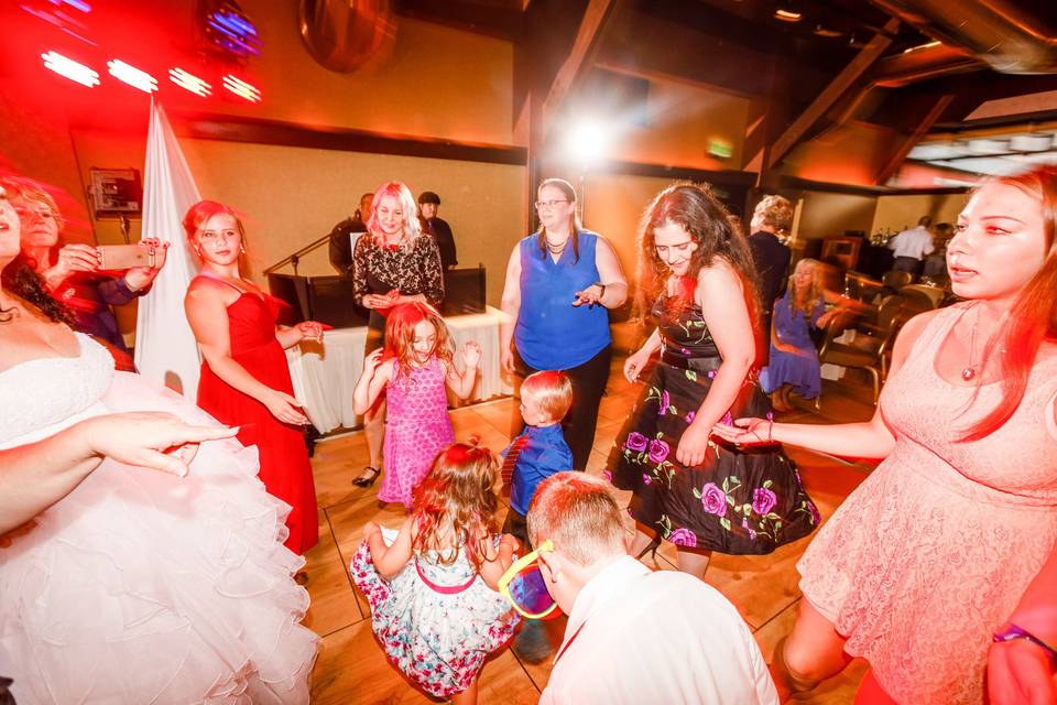 Dance time! - Kahiltna ballroom, hotel alyeska