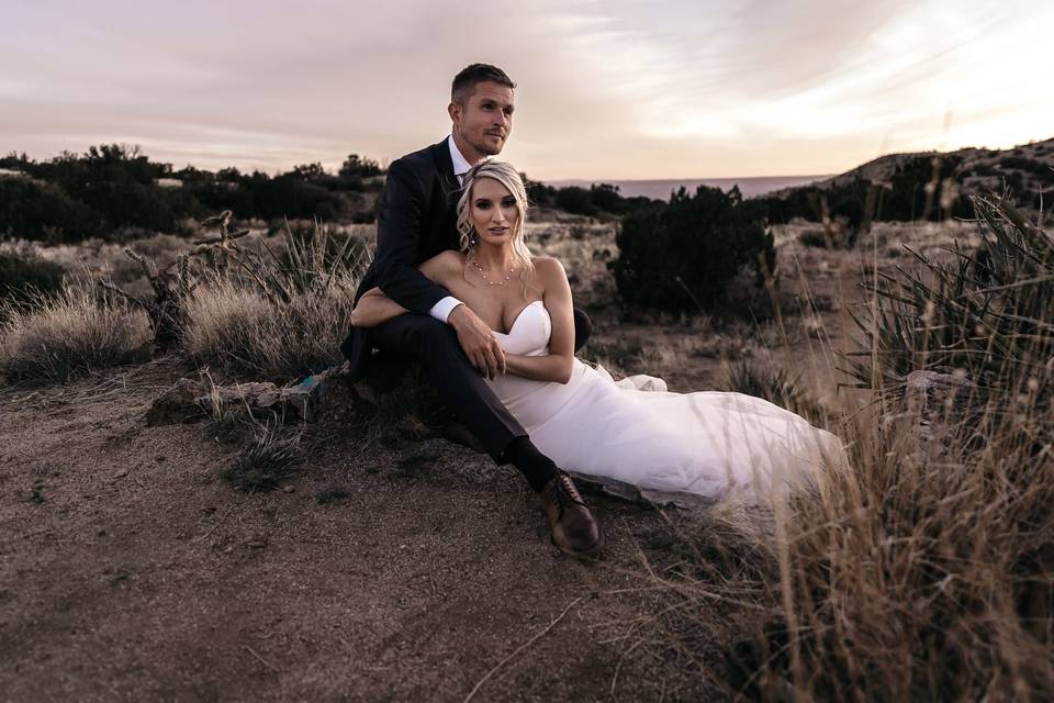 Private wedding in New Mexico
