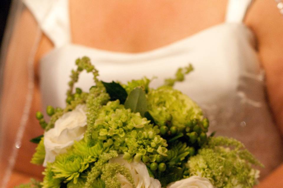 Textured Greens Floral Bouquet