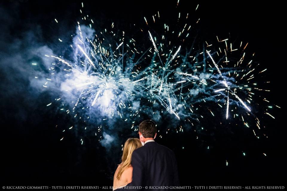 Wedding fireworks