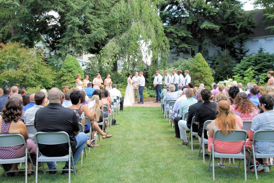 Garden ceremony