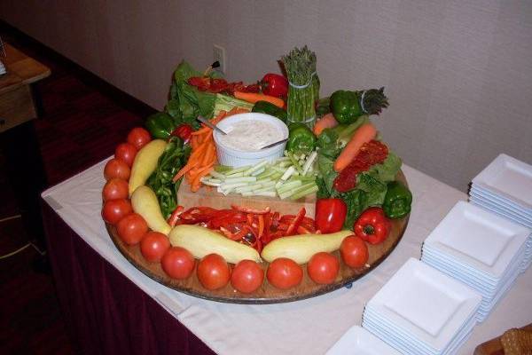 Vegetable salad stand