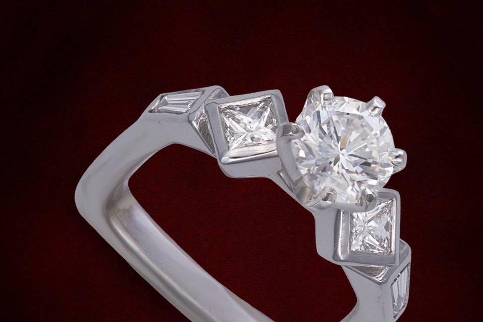 Three diamond ring