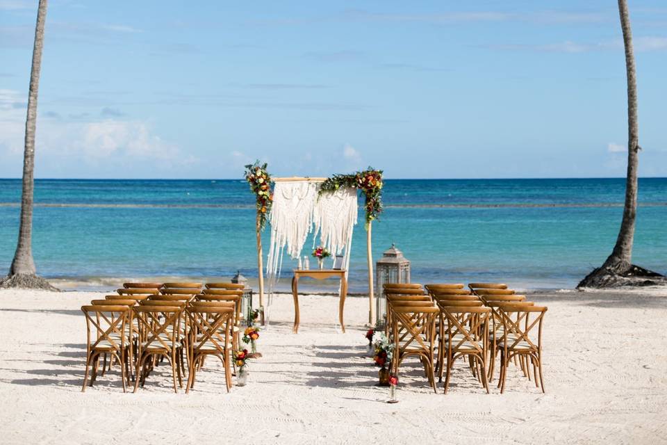 Ceremony at the beach