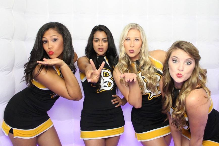 Blowing a kiss