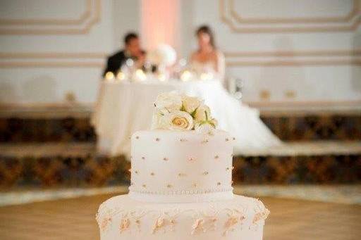 Wedding cake display