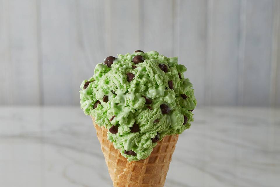 Cool mint with chocolate chips