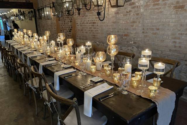 Goblets and Long Stem Candles