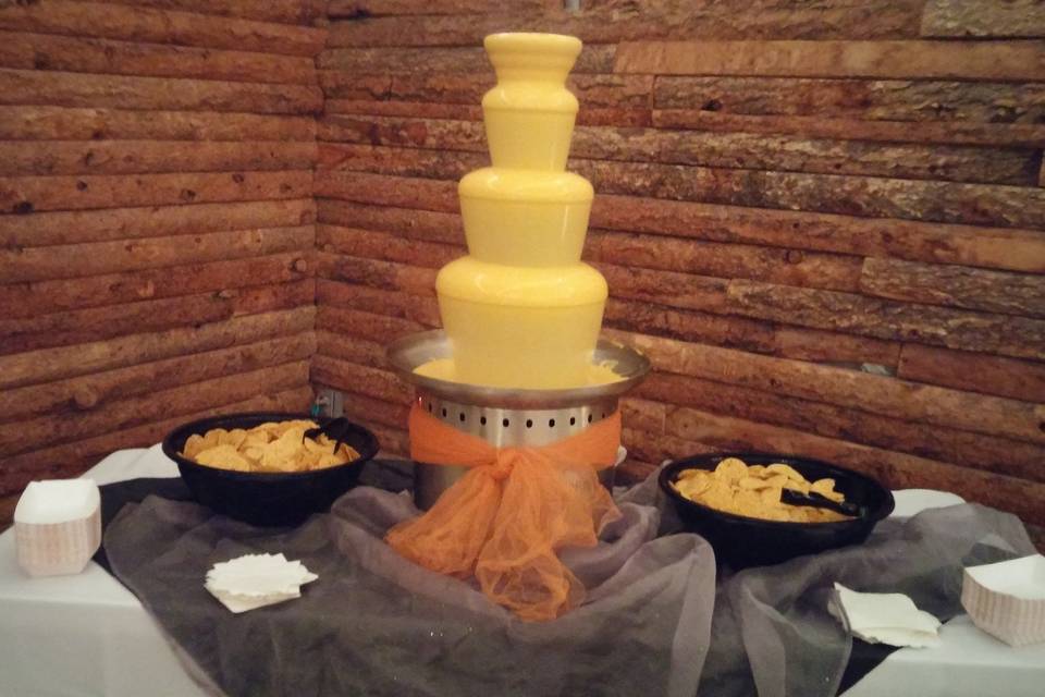 Medium/Large Nacho Cheese Fountain.