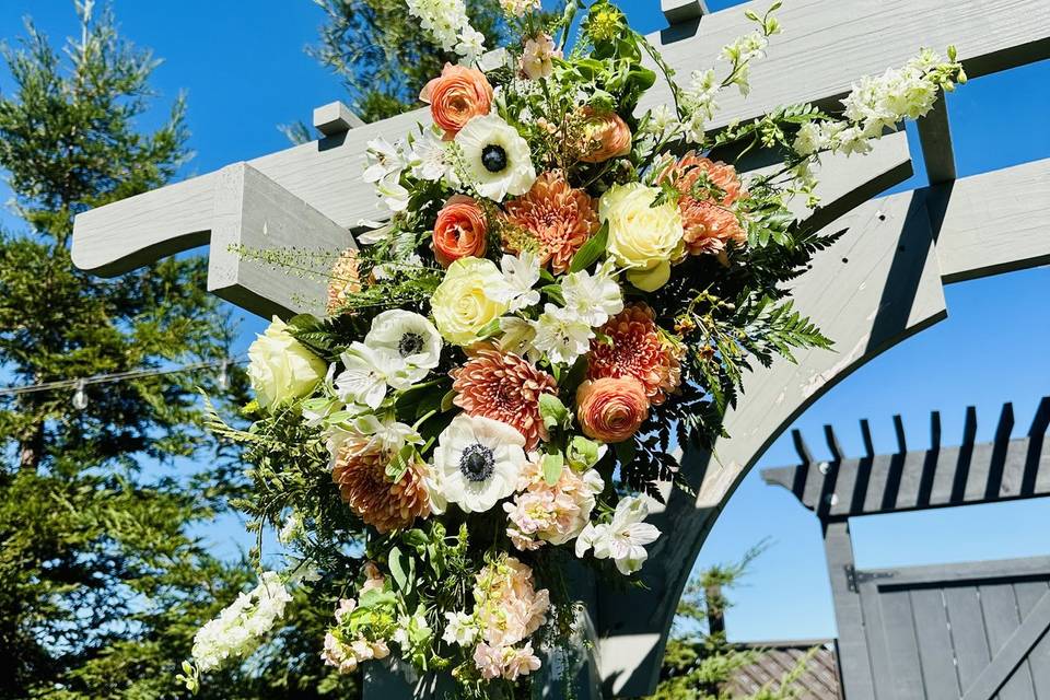 Winter centerpieces