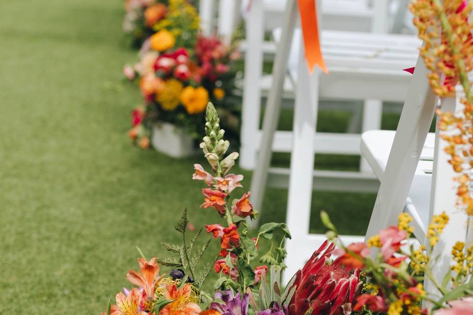 Bright wedding
