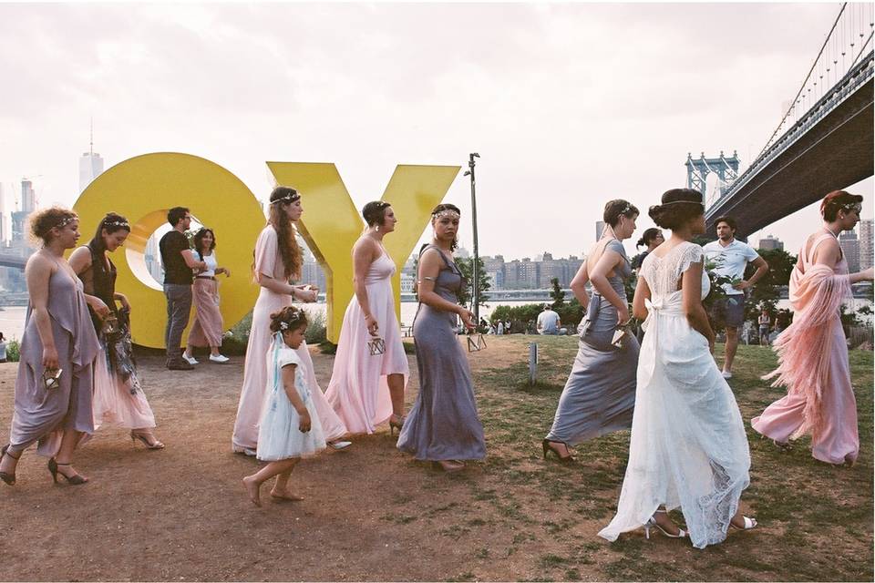 Brooklyn wedding on film
