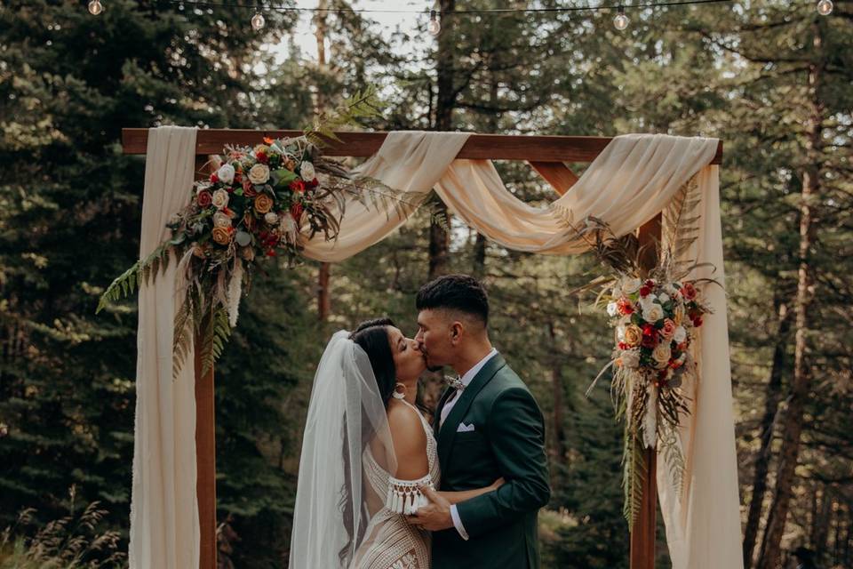 C & E Evergreen Wedding