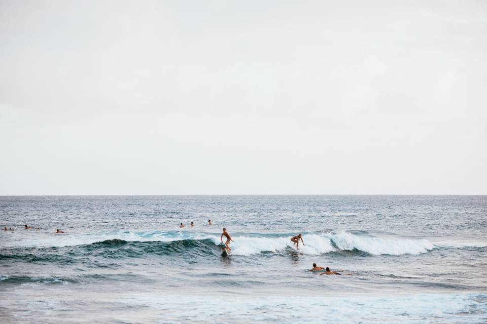 Oceanfront setting