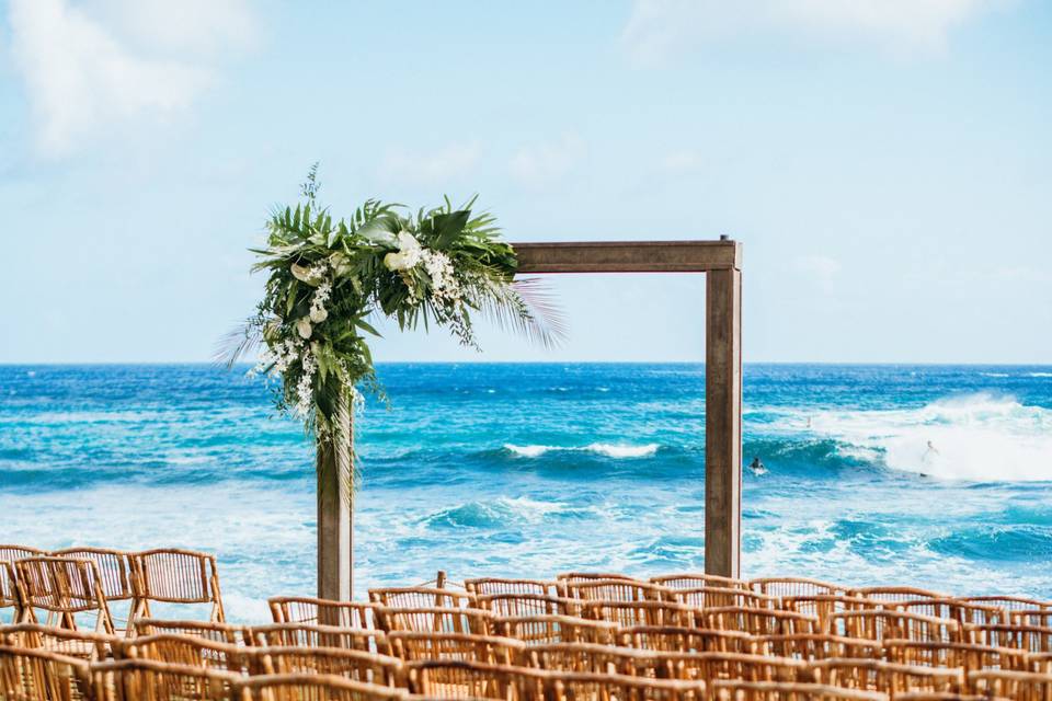 Beach ceremony