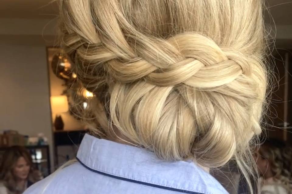 Bridesmaid updo