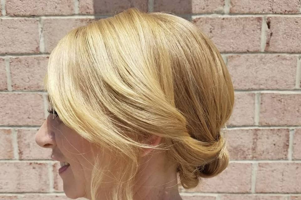 Bridal updo