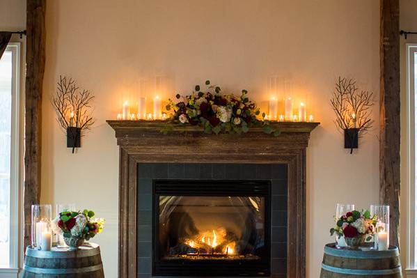 Chapel fireplace