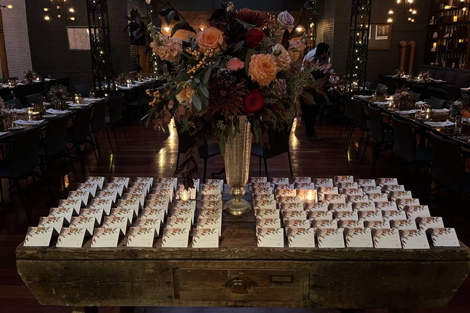 Placecard Table