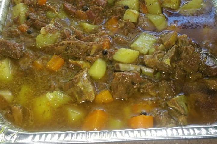 Curried mutton