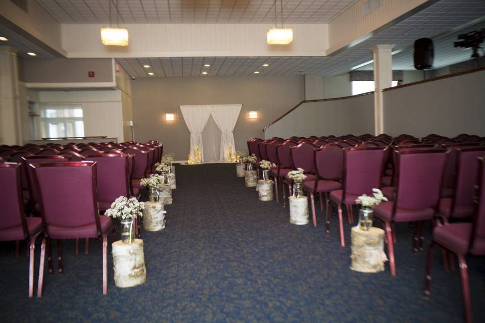 Ceremony setup