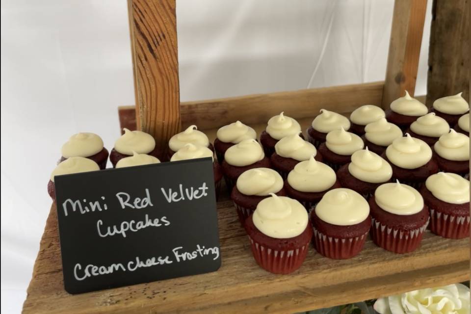 Mini Red Velvet cupcakes