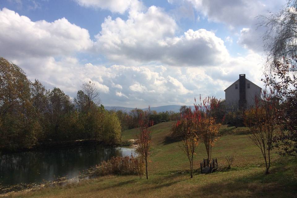 Side lawn view of grounds