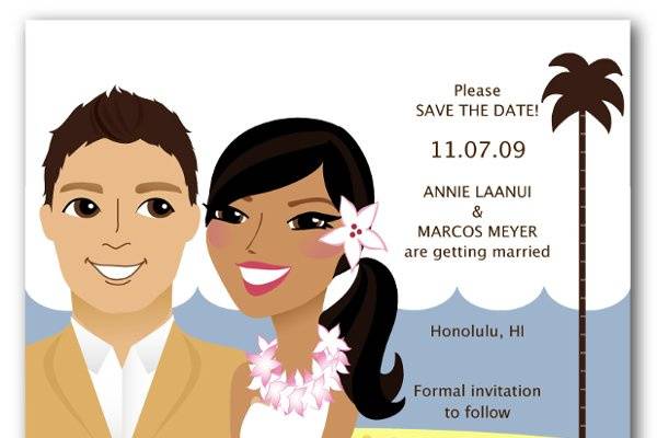 PosePrints Save-the-Date Card
(Beach/Hawaii background design)
http://poseprints.com/search.asp?ProductID=95