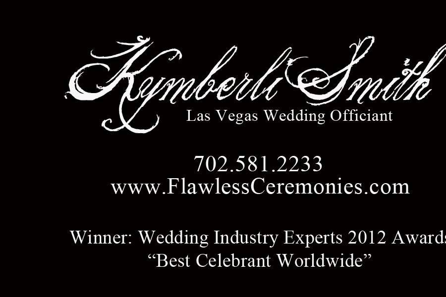 Flawless Ceremonies by Kymberli