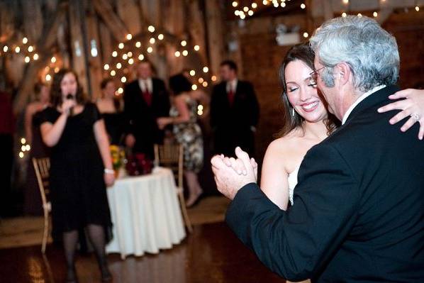Just a dance with Dad. Memories to last a lifetime.