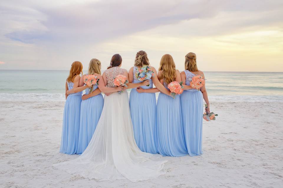 Bridal party - Sunset Images Photography
