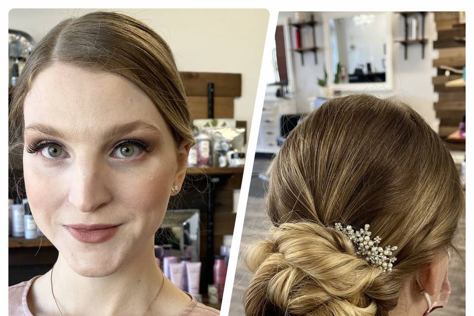 Hair and makeup