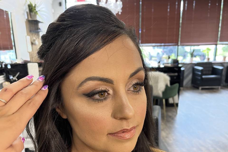 Bridal makeup