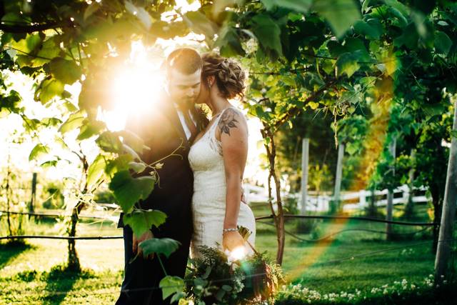 Sun-filled wedding