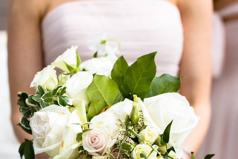 Bridesmaids floral arrangement