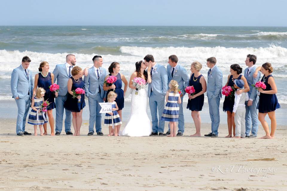 Beach Bridal PartySea Isle, NJ