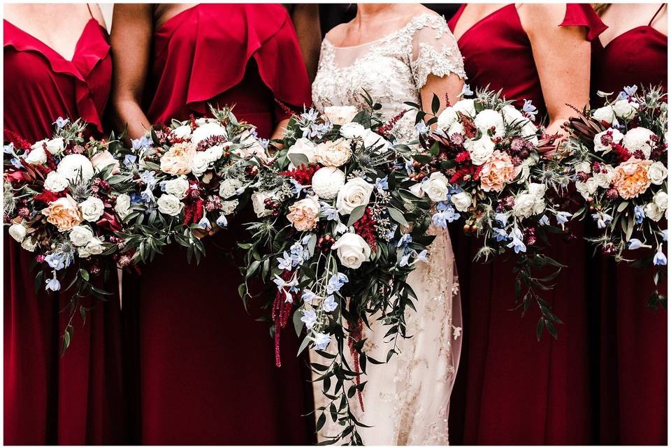 Burgundy Bouquets