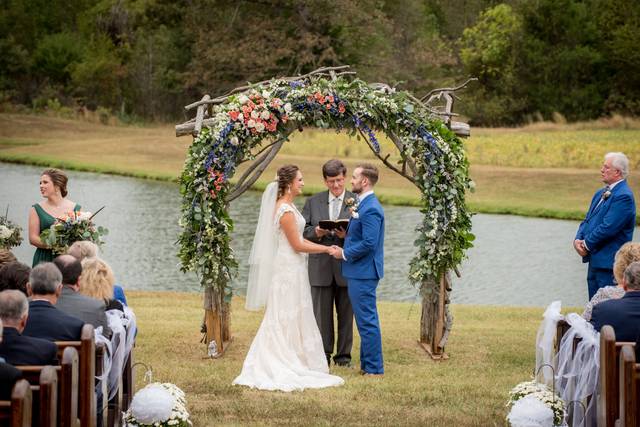 Framed with flowers