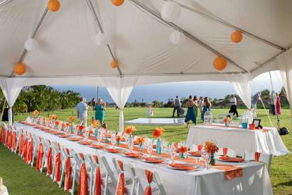 Long head table